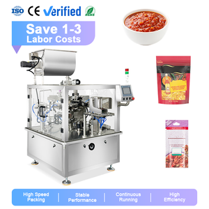 High Speed Automatic Rotary Doypack Packaging Machine for Chili Sauce <b>Tomato</b> Sauce Barbecue Sauce - Product Image 1