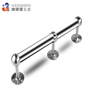 Trou de tige de 19/22/25/32mm de diamètre Support de tuyau de garde-robe Support de tube de rideau - Product Image 5