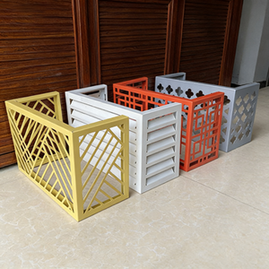 Rejilla de Ventilación Perforada y Tallada de Aleación de Aluminio para <span class=keywords><strong>Aire</strong></span> <span class=keywords><strong>Acondicionado</strong></span> Exterior, Instalación en Pared - Product Image 5