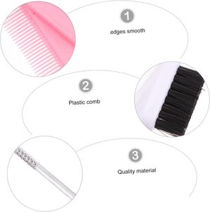 Cepillo de doble punta 3 en 1 para cejas y control de bordes, personalizado para salón, marca privada - Product Image 4