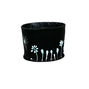 Macetero Decorativo Negro para Plantas, Maceta Elegante para Interiores, Decoración de Mesa para el Hogar, Oficina, Sala de Estar - Product Image 1