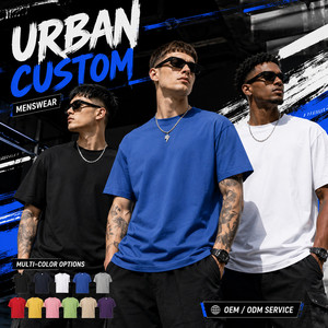 Camiseta Vintage Personalizada para Hombre, 260g, 100% Algodón, Estilo Oversize con Hombros Caídos, Ropa Urbana, Marca Privada, OEM, Venta al Por Mayor - Product Image 3