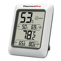 ThermoPro TP50ดิจิตอลเด็กห้องอุณหภูมิความชื้น Hygrometer ในร่ม