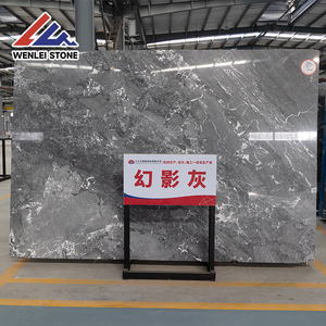 Customized Size Wholesale Grey <strong>Marble</strong> Surface Luxury Natural <strong>Marble</strong> Floor Tiles <strong>Marble</strong> for Living Room - Product Image 4