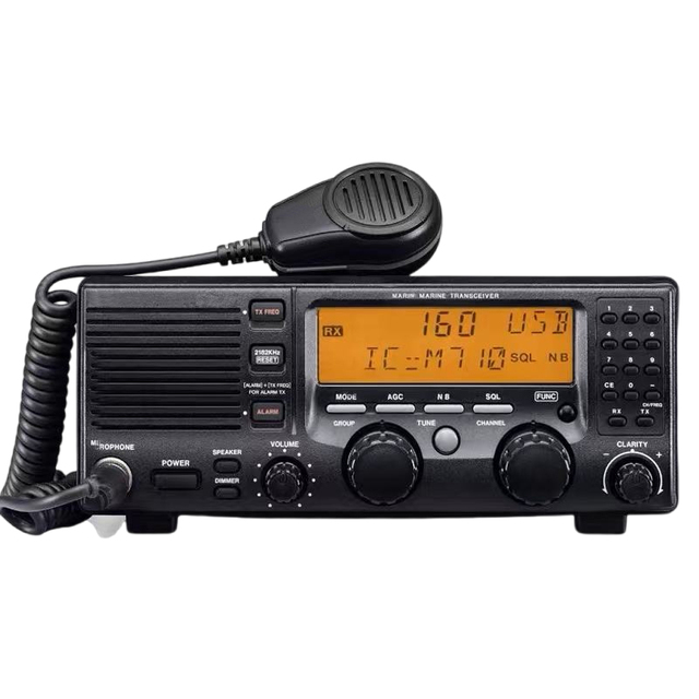 M710 150W High Power Car Walkie Talkie Medium and High Frequency Shortwave Maritime Radio Communication MF/HF MARINE TRANSCEIVER