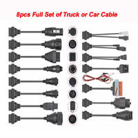 Kit complet de 8 câbles pour camion 8in1, connecteur OBD1 vers OBD2, pour I-VECO S-cania B-enz R-enault Truck Diagnostic