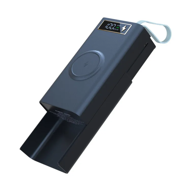 Latest Design 12 Packs 18650 Power Bank case PD22.5W  15W (without Battery) with LCD Display