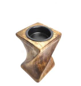 Elegante juego de 3 soportes de madera para incienso con recogedor de cenizas para decoración de la sala de estar - Product Image 2