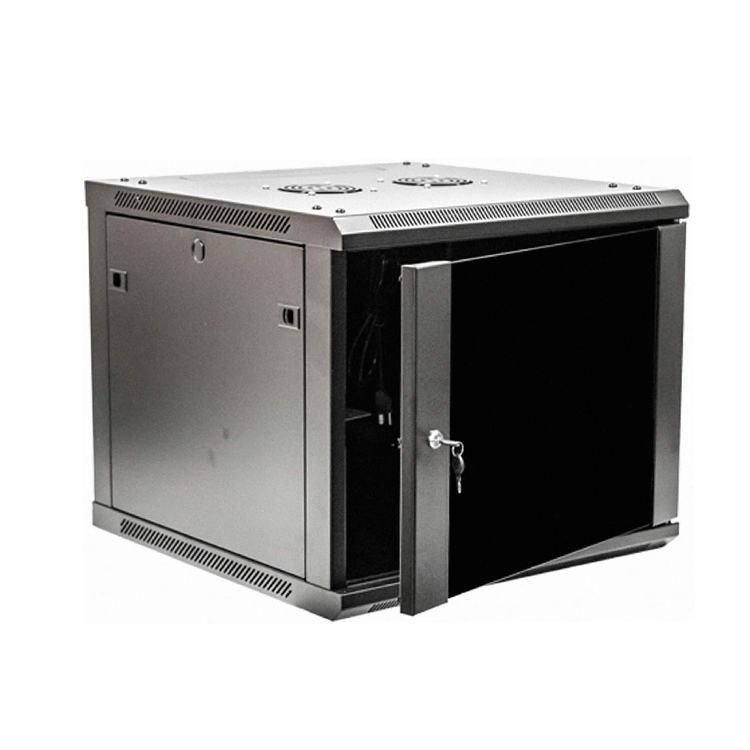 9U стекло двери блокировки данных сервера настенный шкаф
