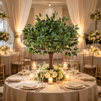 Arbre de cerisier rose suspendu en cascade, arbre de sakura en soie pour centre de table de mariage, décoration de fête