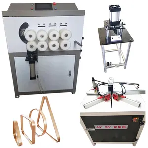 Automatic picture frame Corner cutting locking machine aluminum profile mirror rounding bending machine