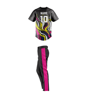 OEM al por mayor en blanco hombres béisbol personalizado poliéster su propio diseño uniforme de béisbol liso - Product Image 4