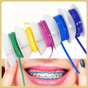 Chaîne élastique <span class=keywords><strong>orthodontique</strong></span> dentaire en caoutchouc pour appareils dentaires - Product Image 3