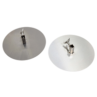 Plaque de cuisson carrée en acier inoxydable 304 (2 pièces) pour brochettes de 8-10 mm, idéale pour shawarma, viande empilée, barbecue au charbon de bois, camping en extérieur