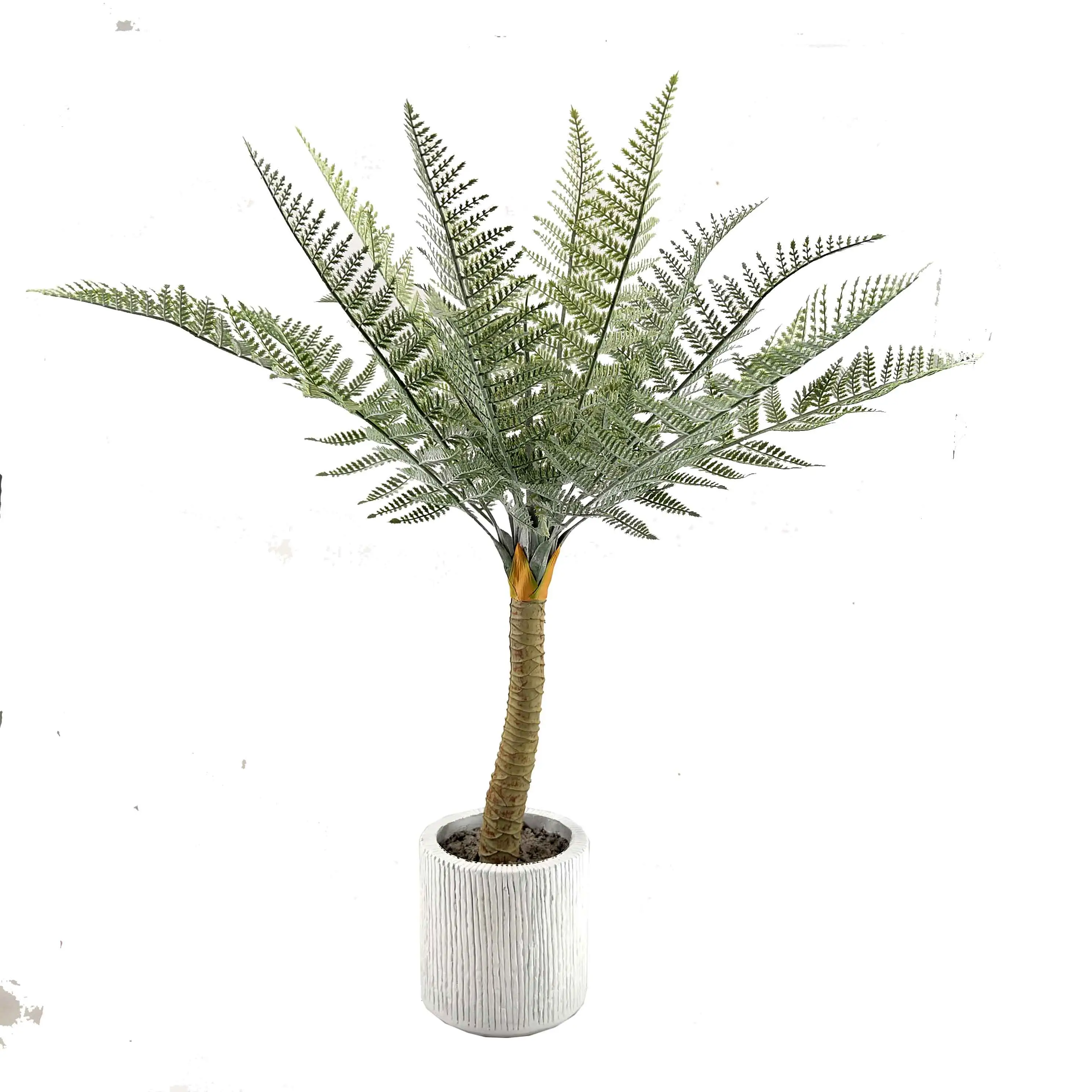Bonsai Foiliage Fern Vivid large artificial tree artificial fern For Wedding Decoration wholesale new design Faux Tropical greenery