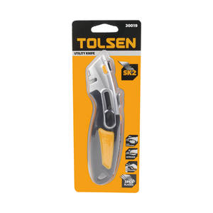 Cuchillo Multiusos de Bolsillo <span class=keywords><strong>TOLSEN</strong></span> 30019 de Doble Función con 2 Cuchillas Adicionales SK2 - Product Image 2