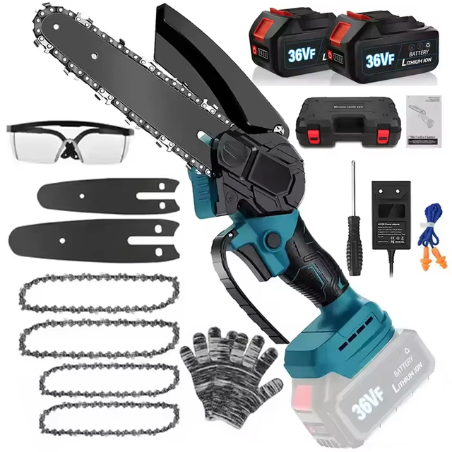 Wholesale Factory Supply Battery Chain Saw Portable Wood Cutting Machine Mini Electric Chainsaw 6-INCH Chain Saw