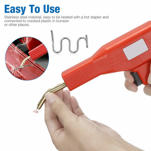 1000 agrafes de 0,8 mm <span class=keywords><strong>pour</strong></span> pistolet de soudage plastique, kit de réparation <span class=keywords><strong>pour</strong></span> pare-chocs et ailes de <span class=keywords><strong>voiture</strong></span> - Product Image 6