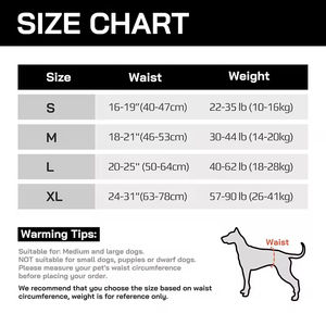 Ikat pinggang pendukung kaki anjing untuk terluka dan lansia sabuk traksi rehabilitasi untuk pemulihan anjing - Product Image 6