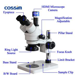 2x ~ 270x गहने hd-मील वर्कपीस दोष गुणवत्ता निरीक्षण ट्राइनऑक्यूलर माइक्रोस्कोप इलेक्ट्रॉनिक्स उद्योग स्टीरियो माइक्रोस्कोप - Product Image 2