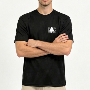 OEM Wholesale Moisture Wicking 100% <b>Polyester</b> Mesh <b>Tshirts</b> Custom Logo Plain Gym Fitness <b>Polyester</b> Men’s Quick Dry T Shirts - Product Image 3