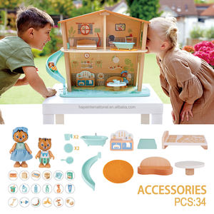 <span class=keywords><strong>Hape</strong></span> Nouveau type de <span class=keywords><strong>maison</strong></span> de <span class=keywords><strong>poupée</strong></span> en bois tigres jungle meubles pour enfants jouets <span class=keywords><strong>maison</strong></span> de <span class=keywords><strong>poupée</strong></span> en bois pour les tout-petits - Product Image 2
