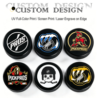 Pucks de hockey en caoutchouc standard, logo personnalisé, pucks de hockey sur glace en gros personnalisables, pucks de hockey vierges personnalisables