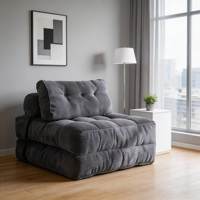 Sofá Reclinable Modular de Tela Plegable con Compresión al Vacío para Sala de Juegos, Dormitorio o Estudio - Venta al por Mayor