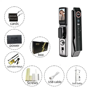 Usmart đi App từ xa thông minh khóa Video intercom mặt vân tay mở khóa lập trình báo động vòng Máy Ảnh Bộ nhớ lưu trữ thẻ cho - Product Image 4