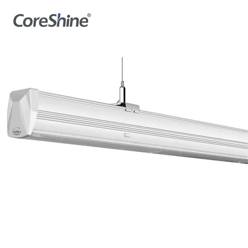 Smart Lighting Systems Trunking Linear Pendant Light with Dimming and Emergency Function