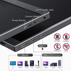 10.5 inch IPS LED Extra Type-C Monitor kép di động thông minh Extender cho chơi game di động điện thoại thông minh máy tính xách tay máy tính 1920*1280p - Product Image 4