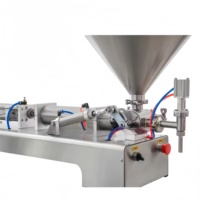 Remplisseur de piston volumétrique peinture à l'huile comestible shampooing graisse pommade crème pâte bouteille machine de remplissage