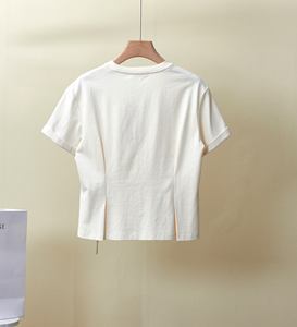 คุณผู้หญิงที่รัก! เสื้อพูล<span class=keywords><strong>โอ</strong></span>เวอร์ผ้าฝ้ายแท้คุณภาพสูงสำหรับผู้หญิง ดีไซน์จีบระบาย ผลิตตามสั่งโดยบริษัทผู้ผลิตภายใต้สัญญา - Product Image 3