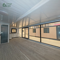 Casa Portátil de Instalación Rápida YITOP, Casa Contenedor Plegable, Oficina Móvil, Casa Modular, Casas Prefabricadas de 3 Dormitorios