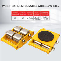 Machines de déménagement Machine à usage intensif Dolly Skate Roller Machinery Mover Dolly Skate Shipping Rolling Trolley