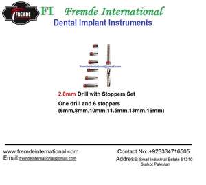 Kit de Brocas de Bloqueo para Instrumentos de Implantes Dentales, Acero Inoxidable de Alta Calidad, Grado Médico con Certificación CE - Product Image 4