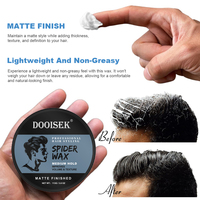 Mousse de coiffure Pamade Spider Cream Clay Wax pour hommes avec étiquette personnalisée Turquie Texture finie mate