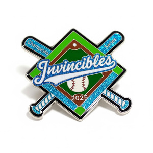 Insignias Personalizadas al por Mayor de Glitter Bandits, Insignias de Béisbol, Insignias de Intercambio, Insignias de Solapa - Product Image 6