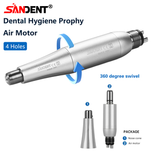 Pieza de mano para profilaxis dental 360 °   Cono de punta recta giratorio 4:1 con motor neumático de 4 orificios para pulido dental de alta velocidad - Product Image 6
