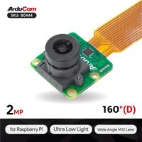 Module de caméra Arducam 2MP IMX462 couleur STARVIS à très faible luminosité avec 141 pixels °   Objectif M12 grand angle horizontal compatible Raspberry Pi