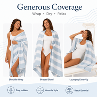 Serviette de plage en microfibre moderne grande taille personnalisée avec impression numérique, livraison rapide, idéale pour la piscine et les voyages – Nouveauté