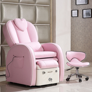 Sillones de Pedicura Profesionales de Lujo Modernos Zxm en Color Rosa para Niñas con Masaje para Spa de Pies - Product Image 1