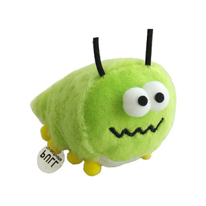 Jouet en peluche pour chat, petit ver vert qui couine, avec herbe à chat et fonction sonore - Product Image 4