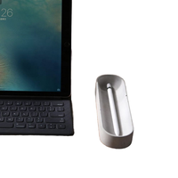 Boîte de rangement ronde en béton personnalisée, matériau en ciment écologique, support de stylet pour iPad, décoration d'intérieur