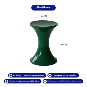 Sáng Tạo Nhựa Thấp Phân Bắc Âu Thiết Kế Bên Bảng Góc Bảng Cho Phòng Khách Cho Giày Thay Đổi Internet Người Nổi Tiếng Phân - Product Image 6