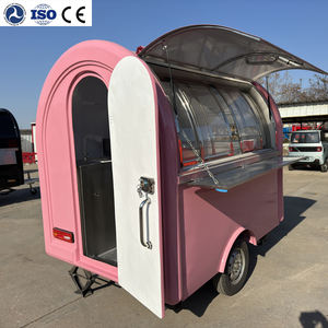 Kiosque à café 3 roues pour extérieur Chariot de nourriture <span class=keywords><strong>Carte</strong></span> cargo de crème glacée Chariot à café de jus de fruits électrique Kiosque de vélo Camions de nourriture d'affaires - Product Image 1