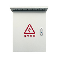 Caja Combinadora Trifásica de CA para Paneles Solares Fotovoltaicos, Accesorios de Caja de Conexión de Energía, Caja de Hierro DC 2 Entradas 2 Salidas IP55 400V para Uso Exterior