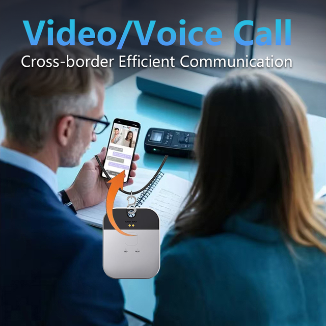 AI Smart Translator Audio/Video/Voice Call Face to Face Translation Cross-border Efficient Communication Mini Portable Device