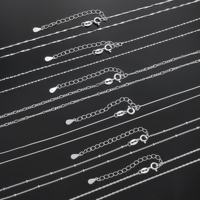 Collier chaîne Figaro en argent sterling italien 925 CDE YC, vente en gros de bijoux en argent, chaîne en argent 925 dorée pour femmes