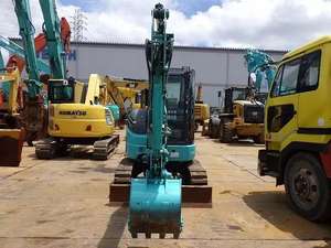 Mini-pelle Kobelco SK35 d'origine japonaise de 3,5 tonnes utilisée pour l'agriculture SK35 SK55 SK75 Stock prêt à expédier Core Engine Gearbox Gear Pump - Product Image 5